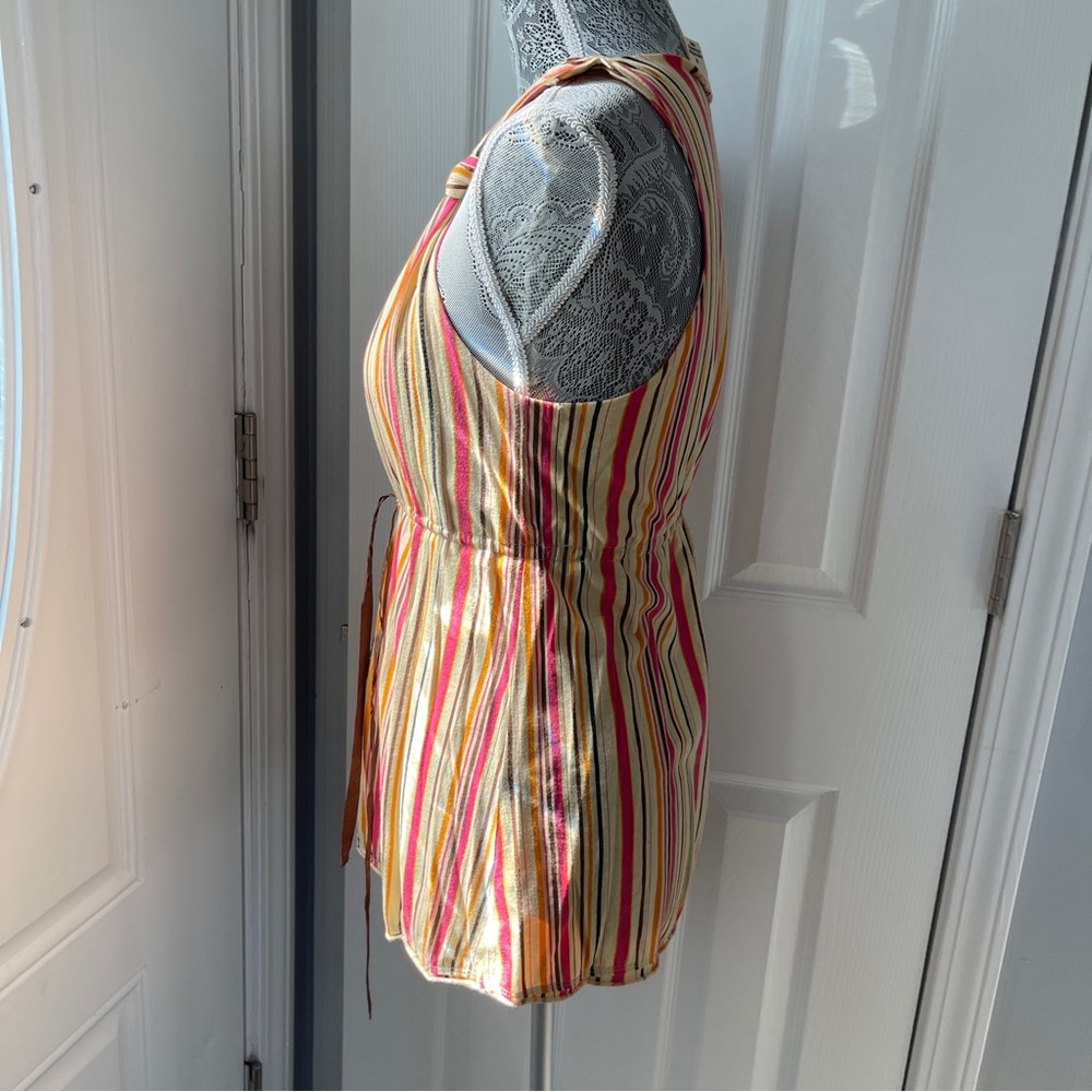 DKNY Multicolor Striped Top. Vintage Y2K - Picture 4 of 7